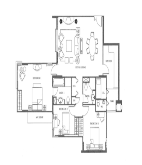 The Tessarina - Floor Plan