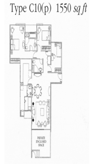 The Tessarina - Floor Plan
