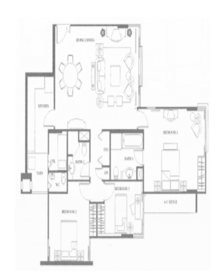 The Tessarina - Floor Plan