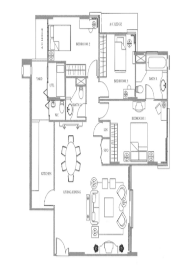 The Tessarina - Floor Plan