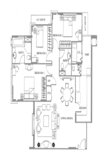 The Tessarina - Floor Plan