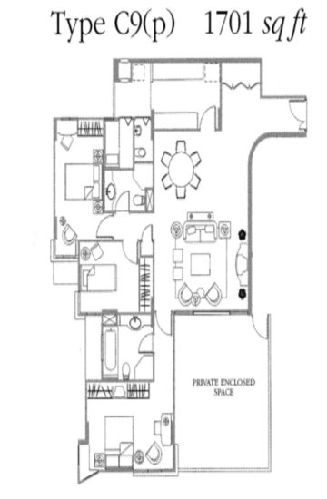 The Tessarina - Floor Plan