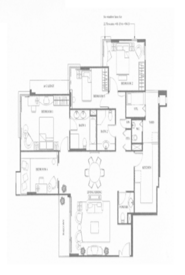The Tessarina - Floor Plan