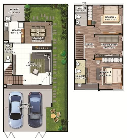 Delight DeLoft Muang Ek-Rangsit University : ดีไลท์ เดอลอฟท์ เมืองเอก-ม.รังสิต - Floor Plan