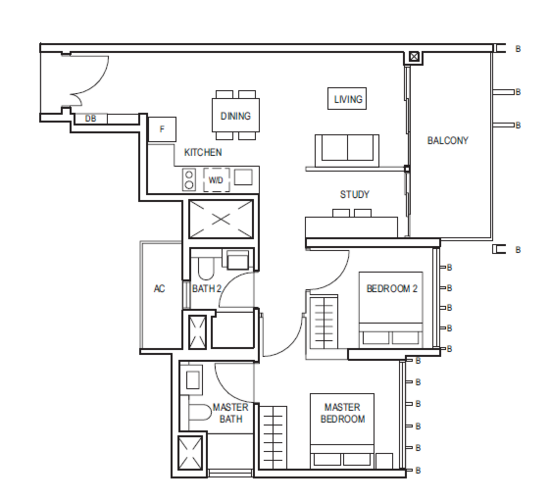 Midwood - Floor Plan