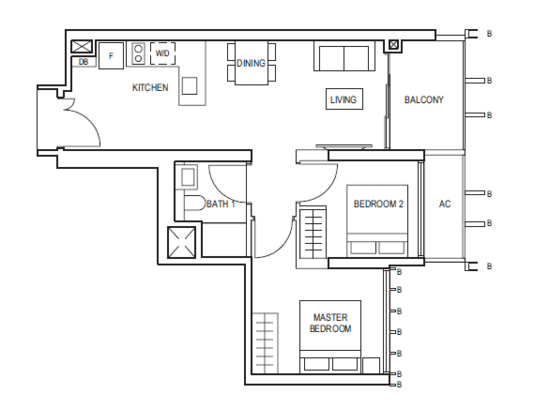 Midwood - Floor Plan