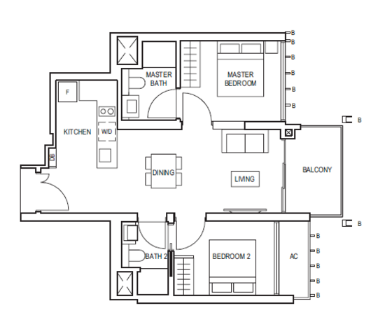 Midwood - Floor Plan