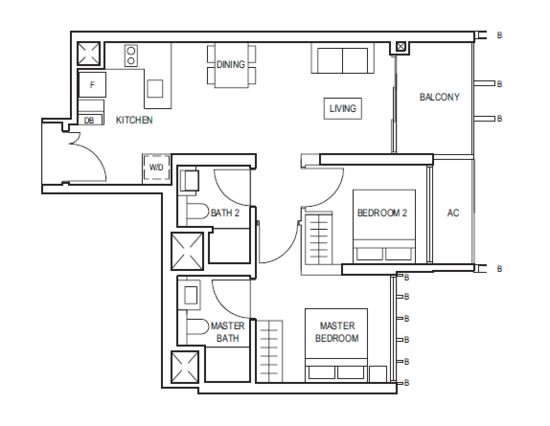 Midwood - Floor Plan