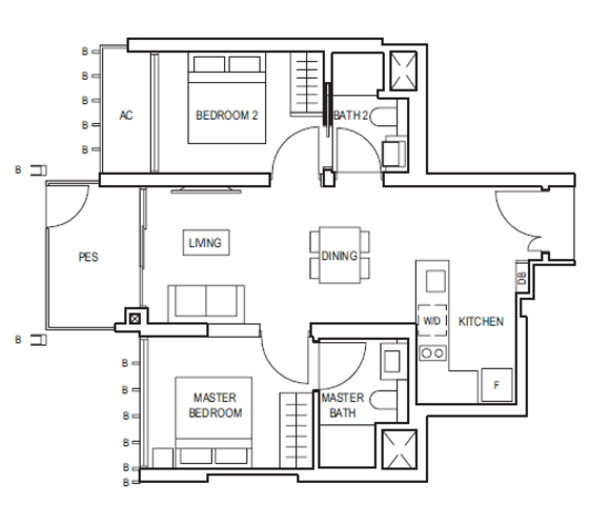 Midwood - Floor Plan
