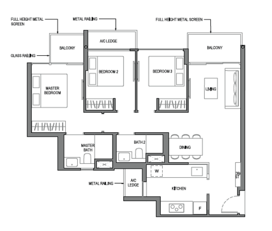 Parc Komo - Floor Plan