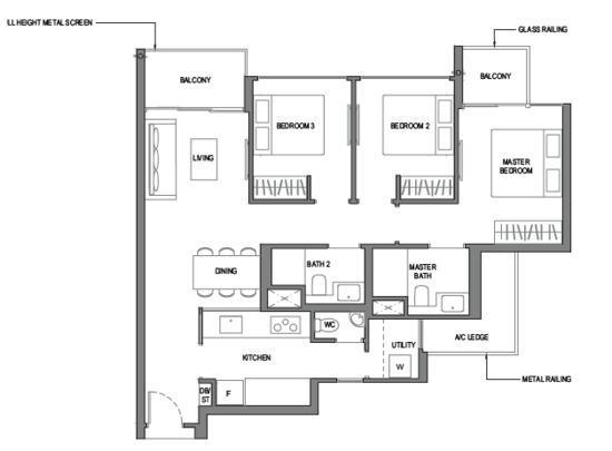 Parc Komo - Floor Plan