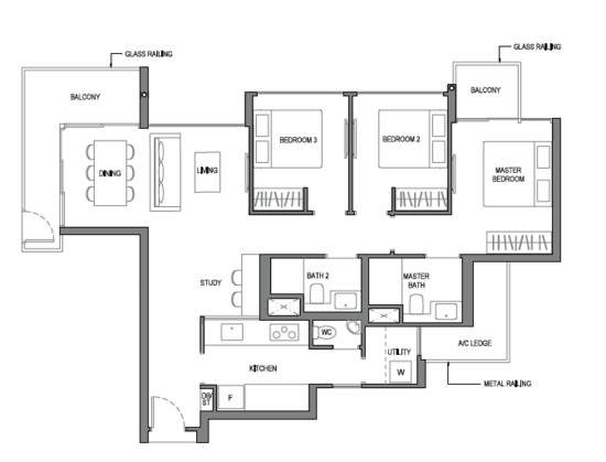 Parc Komo - Floor Plan