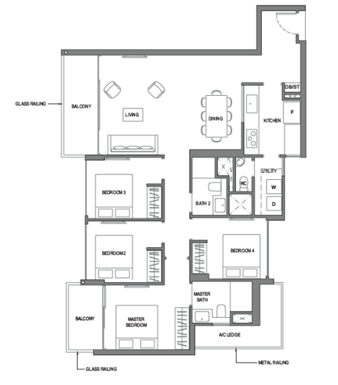 Parc Komo - Floor Plan