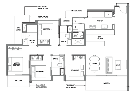 Parc Komo - Floor Plan