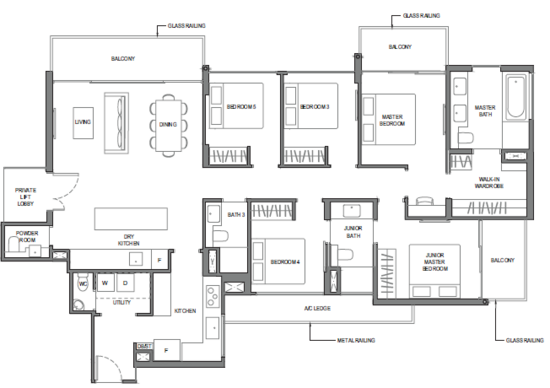 Parc Komo - Floor Plan