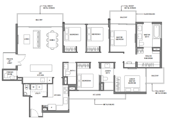 Parc Komo - Floor Plan