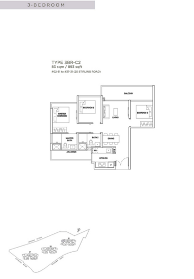 Stirling Residences - Floor Plan