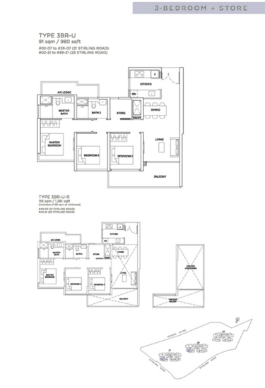 Stirling Residences - Floor Plan