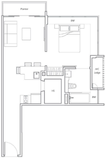 Mount Sophia Suites - Floor Plan