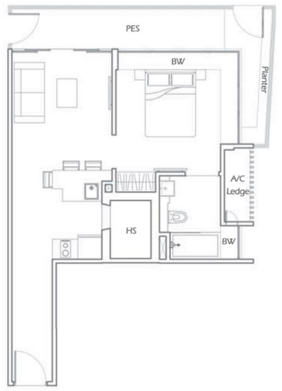 Mount Sophia Suites - Floor Plan