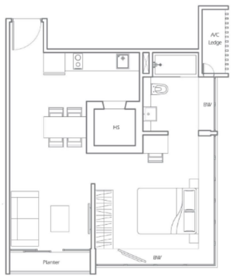 Mount Sophia Suites - Floor Plan