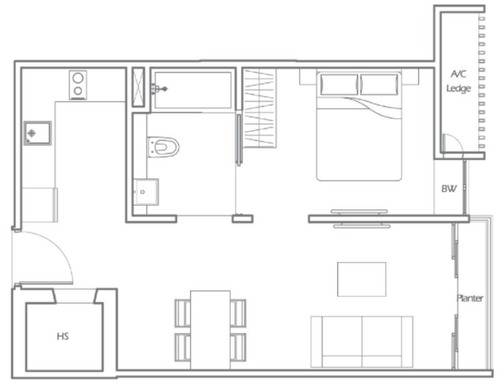 Mount Sophia Suites - Floor Plan