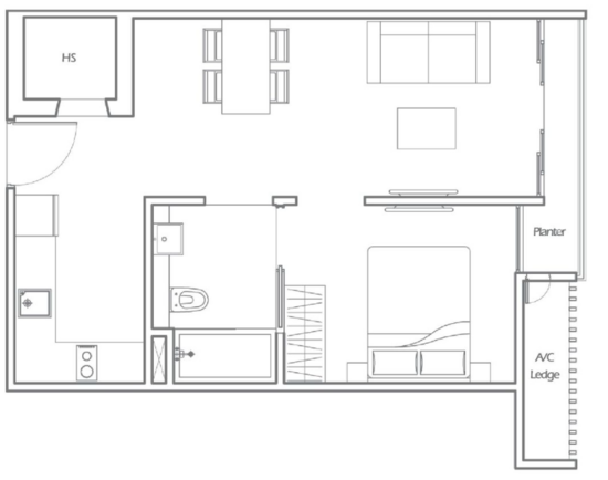 Mount Sophia Suites - Floor Plan