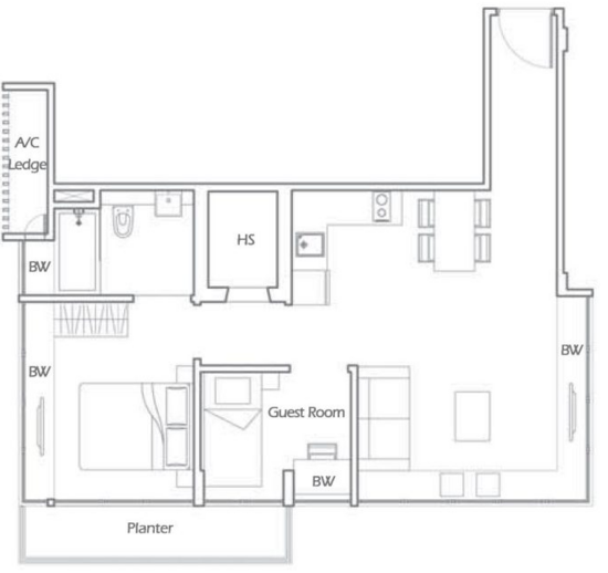 Mount Sophia Suites - Floor Plan