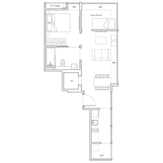 Mount Sophia Suites - Floor Plan