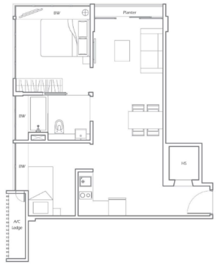 Mount Sophia Suites - Floor Plan