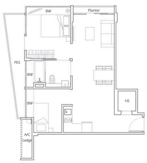 Mount Sophia Suites - Floor Plan