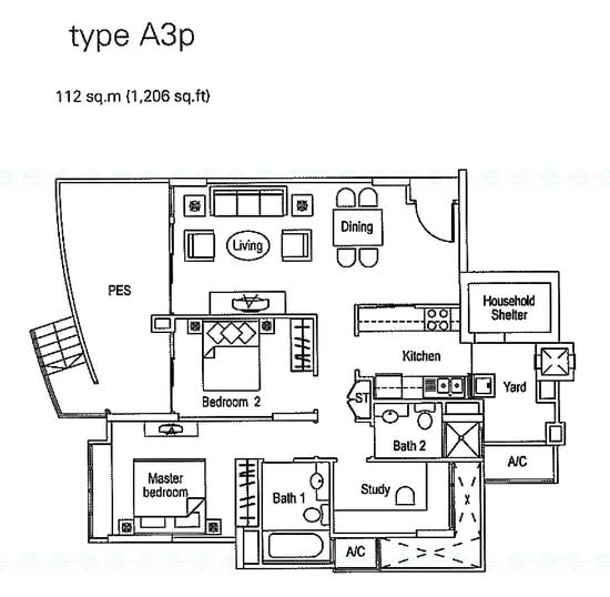 The Warren - Floor Plan