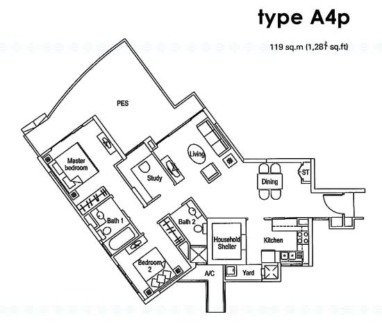 The Warren - Floor Plan