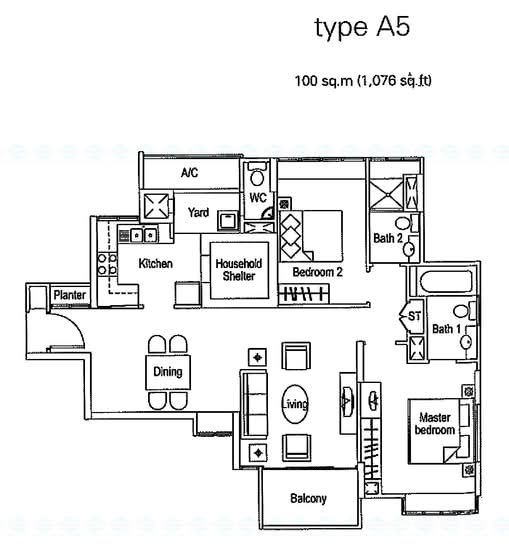 The Warren - Floor Plan