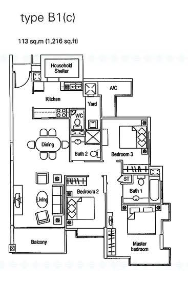 The Warren - Floor Plan