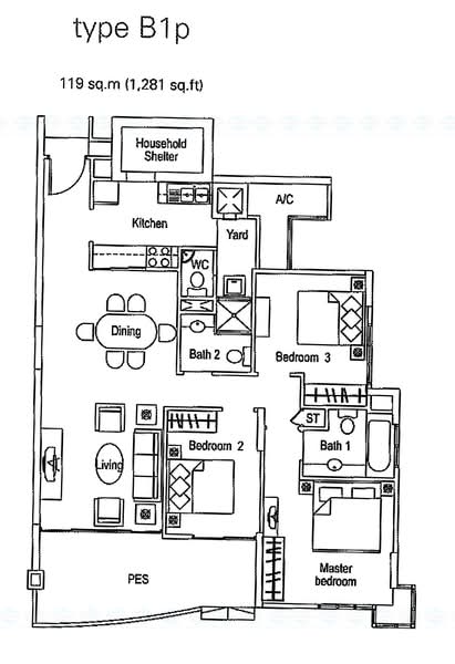 The Warren, 37 Choa Chu Kang Loop, 3 Bedrooms, 1,281 sqft, Apartment For Sale, by Lille Low, 500170049 - PropertyGuru.com.sg