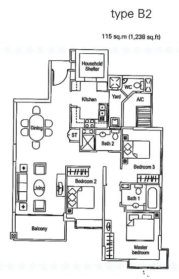 The Warren - Floor Plan