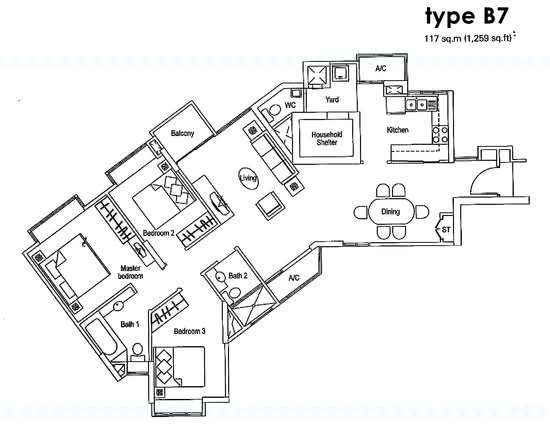 The Warren - Floor Plan