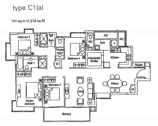 The Warren - Floor Plan