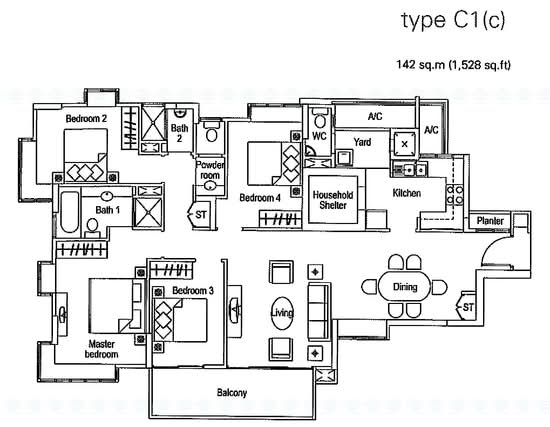 The Warren - Floor Plan