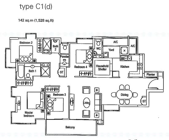 The Warren - Floor Plan