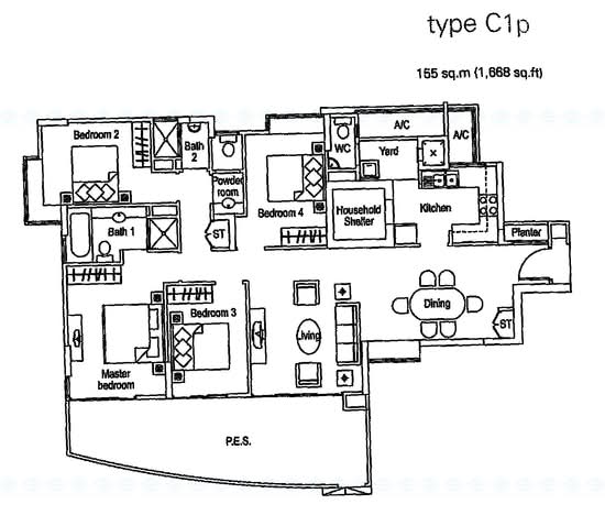 The Warren - Floor Plan