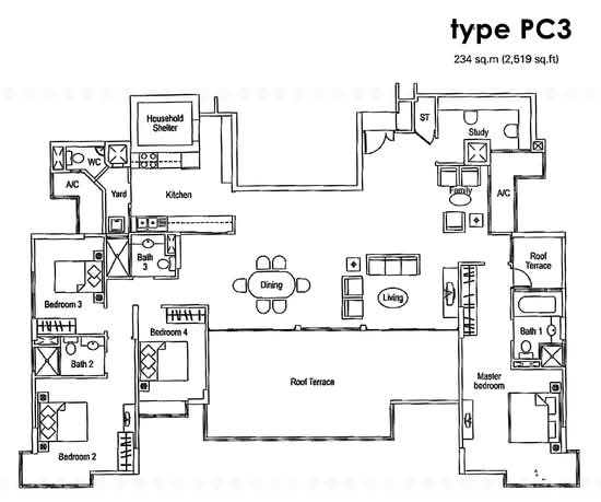 The Warren - Floor Plan