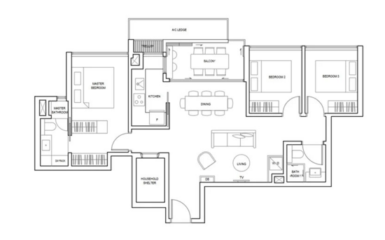 Koon Seng House - Floor Plan