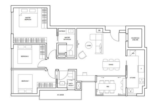 Koon Seng House - Floor Plan
