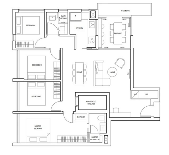 Koon Seng House - Floor Plan