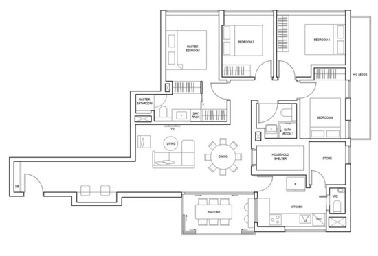 Koon Seng House - Floor Plan