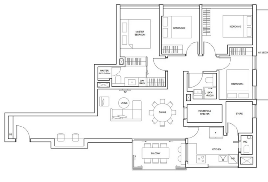 Koon Seng House - Floor Plan