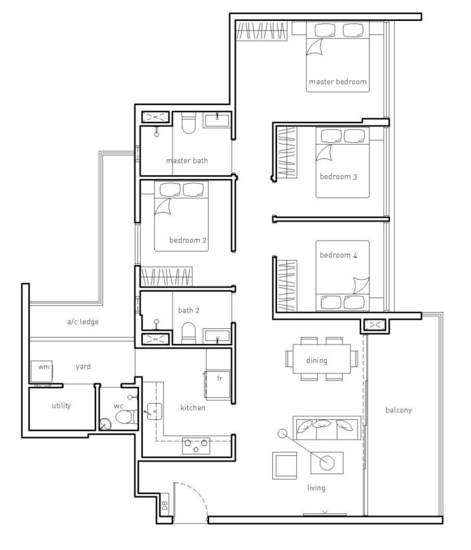 The Amore - Floor Plan