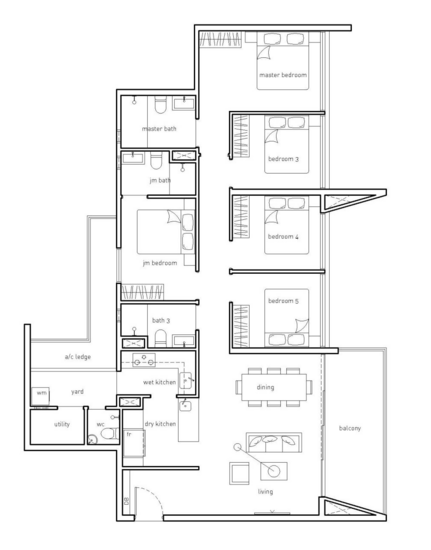 The Amore - Floor Plan